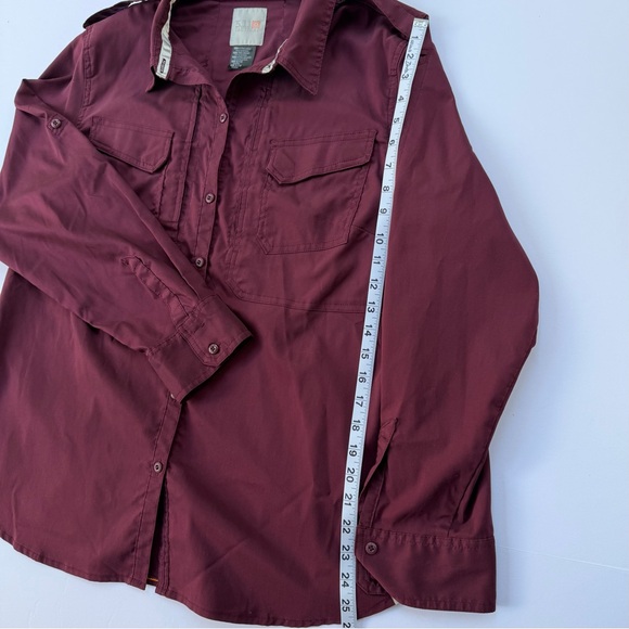 Woman’s 5.11 Tactical Shirt Plum Size Xl - Picture 4 of 7